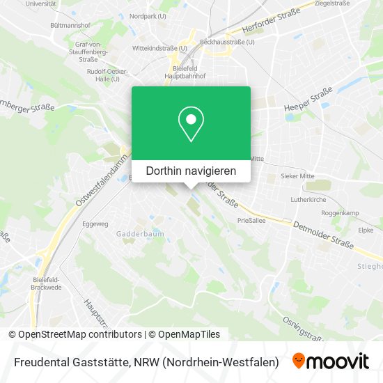 Freudental Gaststätte Karte