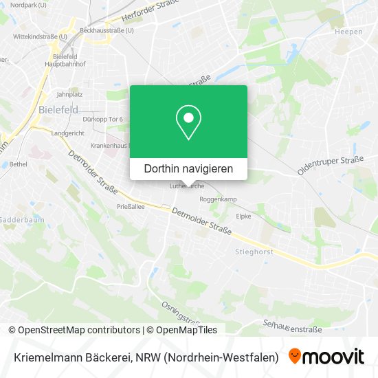 Kriemelmann Bäckerei Karte