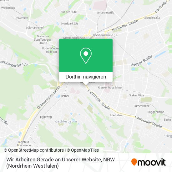 Wir Arbeiten Gerade an Unserer Website Karte