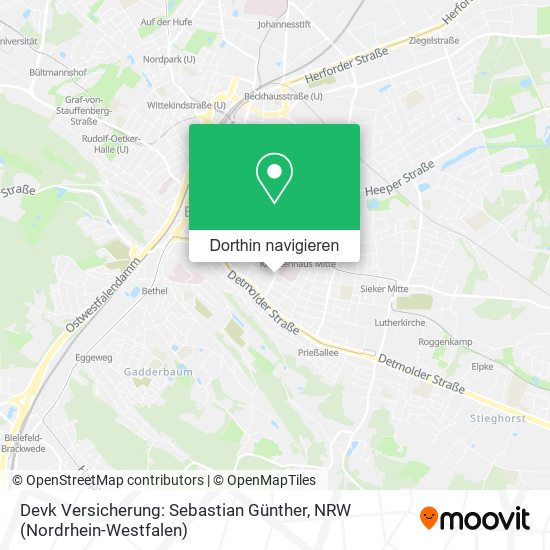 Devk Versicherung: Sebastian Günther Karte