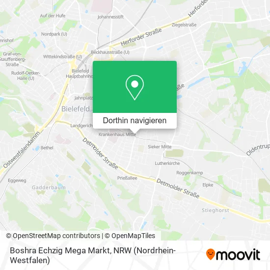 Boshra Echzig Mega Markt Karte