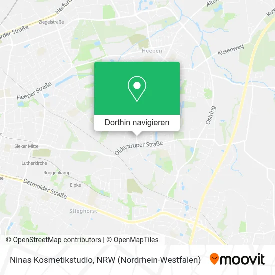 Ninas Kosmetikstudio Karte