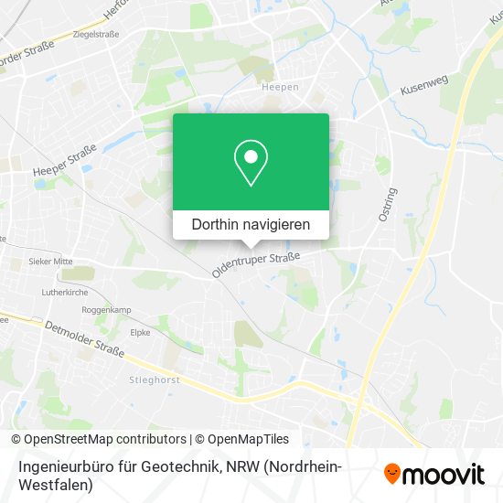 Ingenieurbüro für Geotechnik Karte