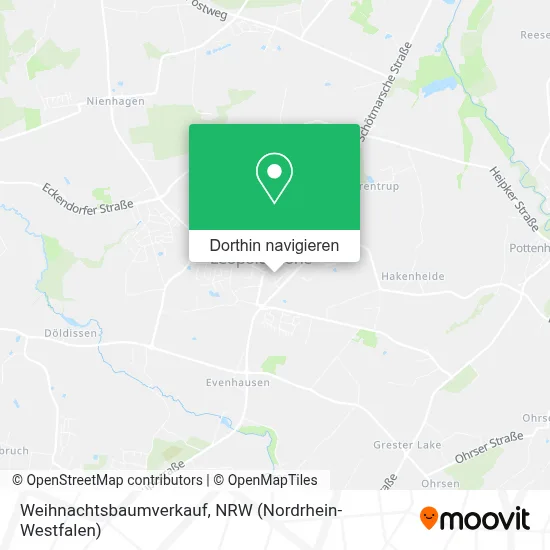 Weihnachtsbaumverkauf Karte