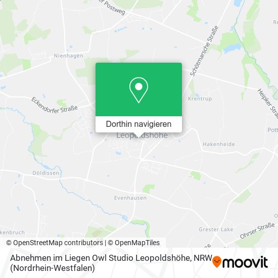 Abnehmen im Liegen Owl Studio Leopoldshöhe Karte