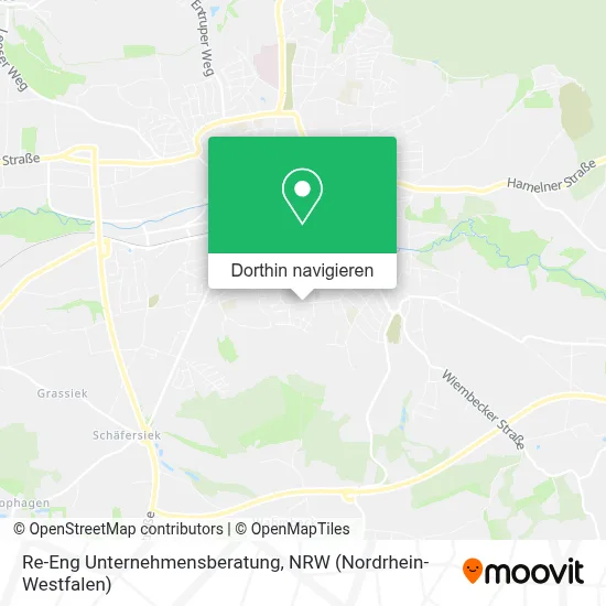 Re-Eng Unternehmensberatung Karte