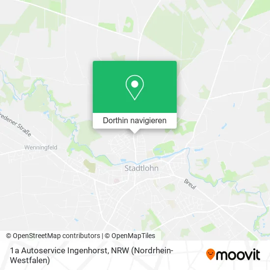 1a Autoservice Ingenhorst Karte