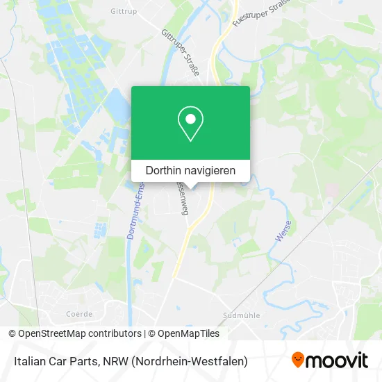 Italian Car Parts Karte