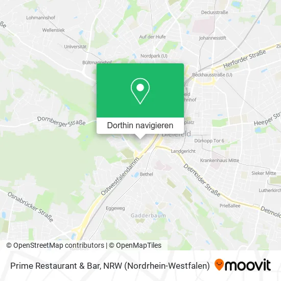 Prime Restaurant & Bar Karte