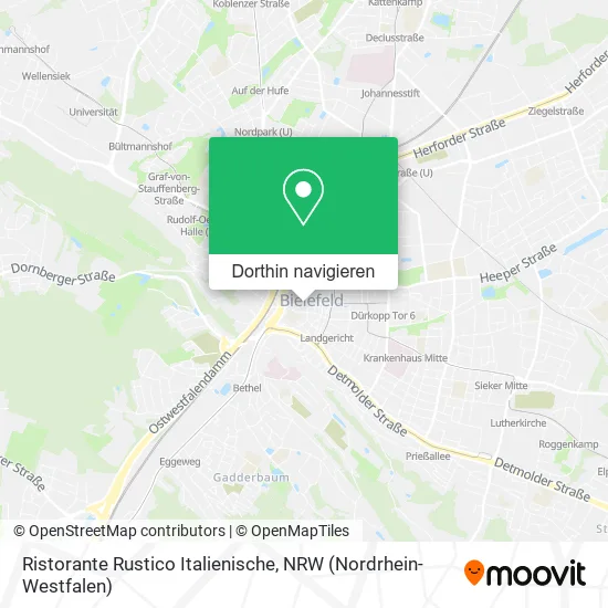 Ristorante Rustico Italienische Karte