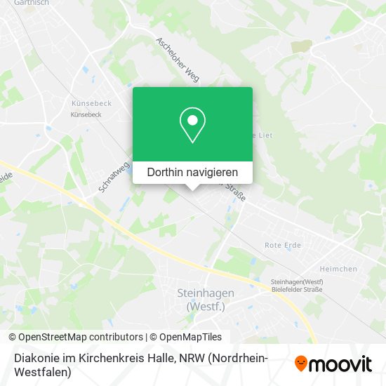 Diakonie im Kirchenkreis Halle Karte