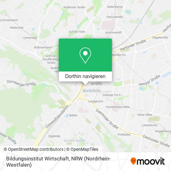 Bildungsinstitut Wirtschaft Karte