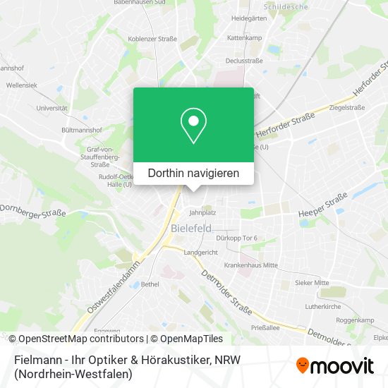 Fielmann - Ihr Optiker & Hörakustiker Karte