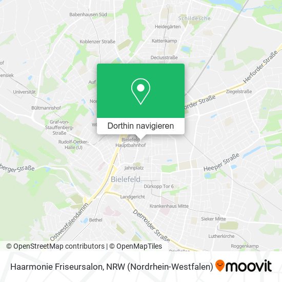 Haarmonie Friseursalon Karte