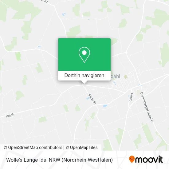Wolle's Lange Ida Karte
