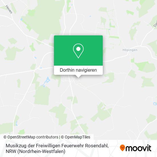 Musikzug der Freiwilligen Feuerwehr Rosendahl Karte