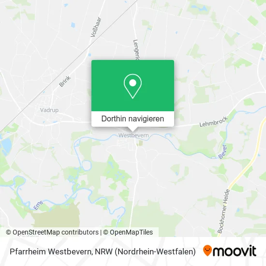Pfarrheim Westbevern Karte