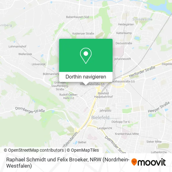 Raphael Schmidt und Felix Broeker Karte