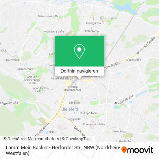 Lamm Mein Bäcker - Herforder Str. Karte