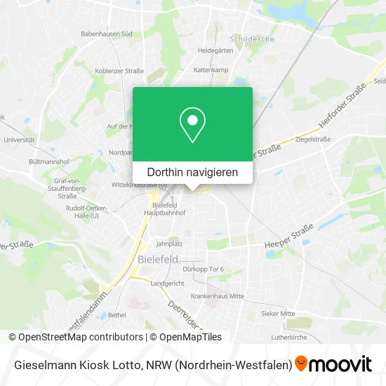 Gieselmann Kiosk Lotto Karte