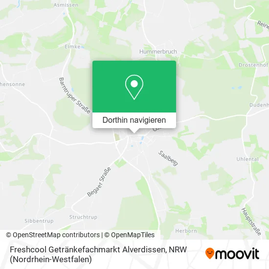 Freshcool Getränkefachmarkt Alverdissen Karte