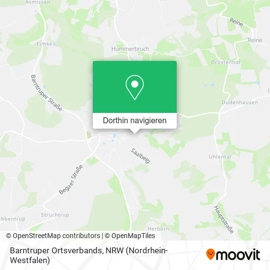 Barntruper Ortsverbands Karte