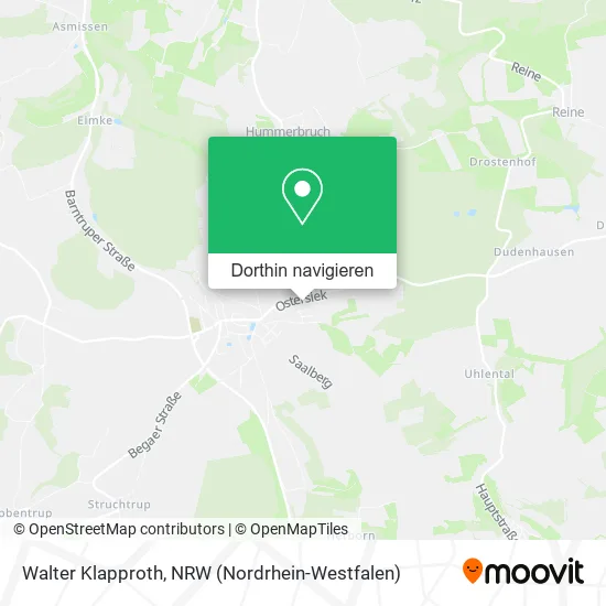 Walter Klapproth Karte