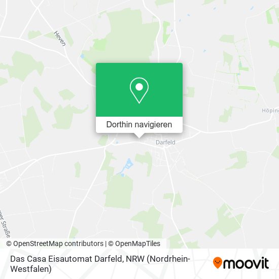 Das Casa Eisautomat Darfeld Karte