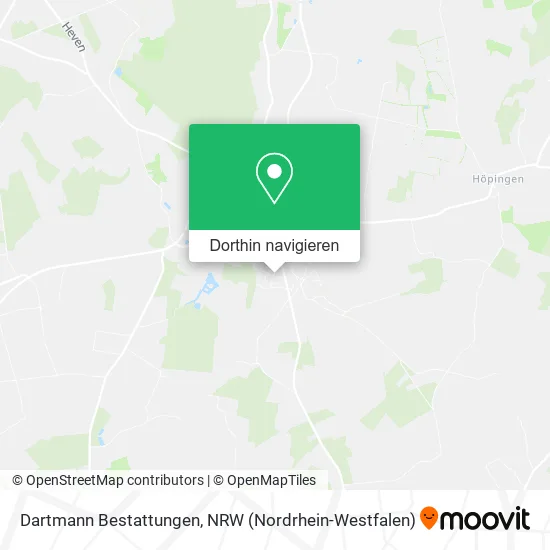 Dartmann Bestattungen Karte