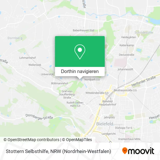 Stottern Selbsthilfe Karte