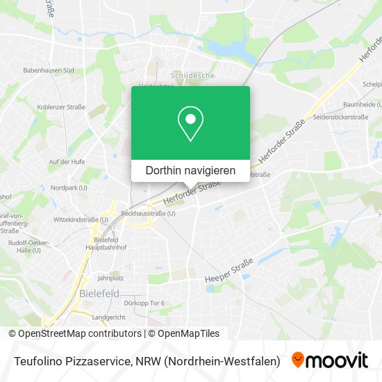 Teufolino Pizzaservice Karte