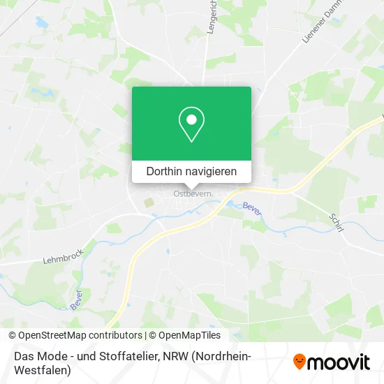 Das Mode - und Stoffatelier Karte