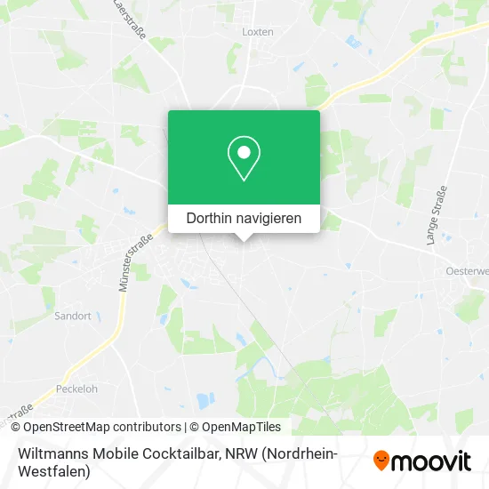 Wiltmanns Mobile Cocktailbar Karte