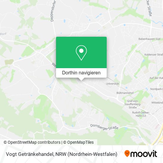 Vogt Getränkehandel Karte