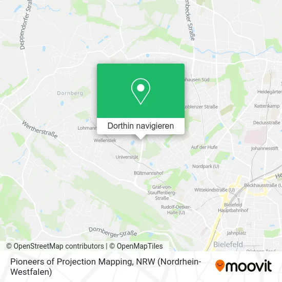 Pioneers of Projection Mapping Karte