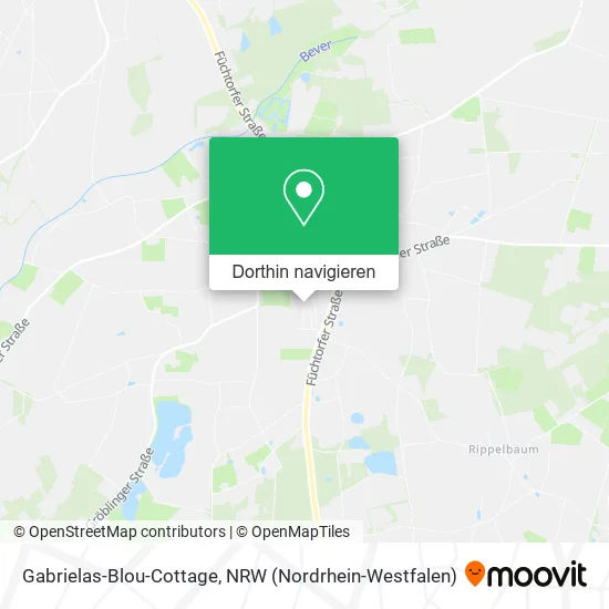 Gabrielas-Blou-Cottage Karte