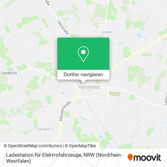 Ladestation für Elektrofahrzeuge Karte