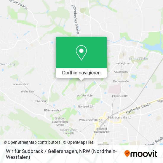 Wir für Sudbrack / Gellershagen Karte