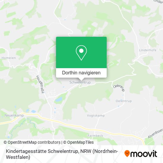 Kindertagesstätte Schwelentrup Karte
