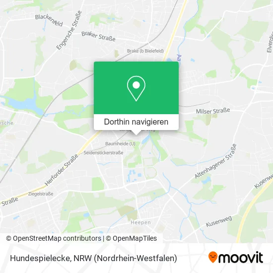 Hundespielecke Karte