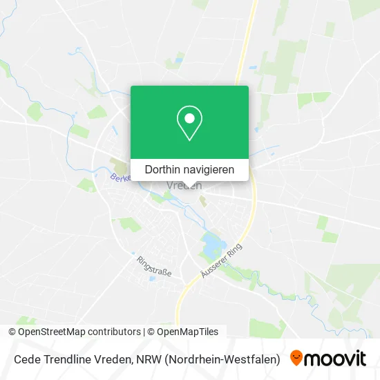 Cede Trendline Vreden Karte