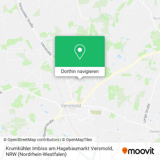 Krumkühler Imbiss am Hagebaumarkt Versmold Karte