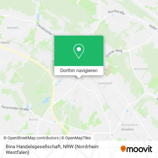 Bina Handelsgesellschaft Karte