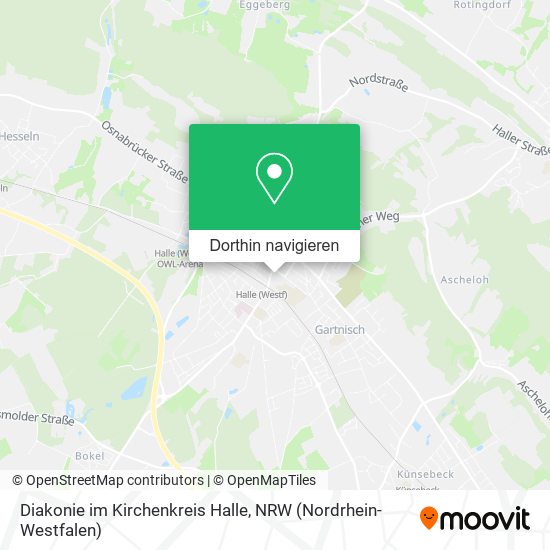 Diakonie im Kirchenkreis Halle Karte