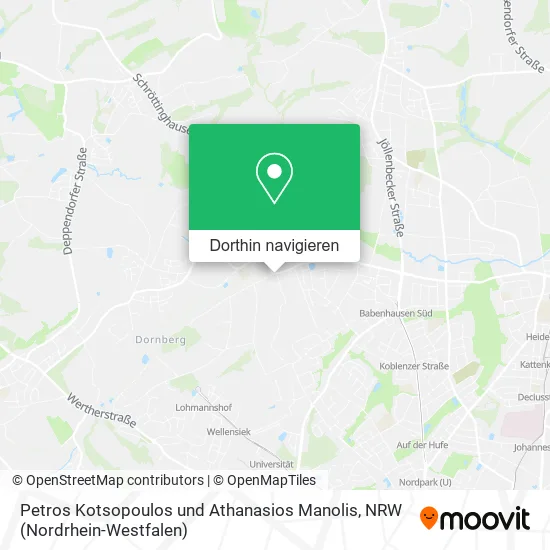 Petros Kotsopoulos und Athanasios Manolis Karte