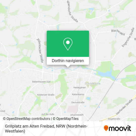 Grillplatz am Alten Freibad Karte