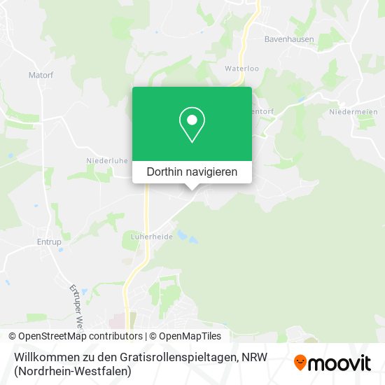 Willkommen zu den Gratisrollenspieltagen Karte