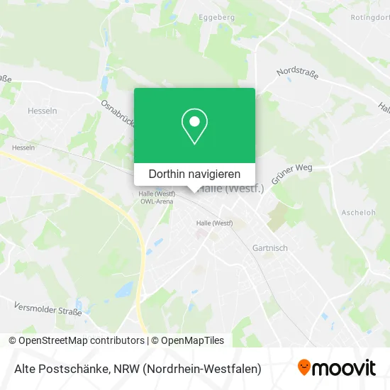 Alte Postschänke Karte