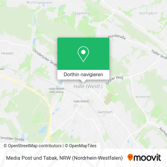 Media Post und Tabak Karte