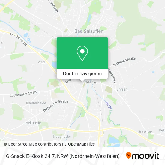 G-Snack E-Kiosk 24 7 Karte